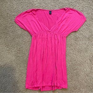 ana A New Approach Dress Womens Large Pink VneckUp for sale is a used - Dress